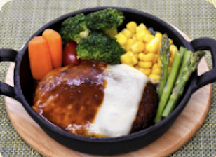 チーズハンバーグの作り方