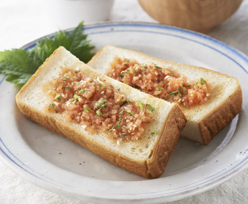 めんたい胡麻トースト