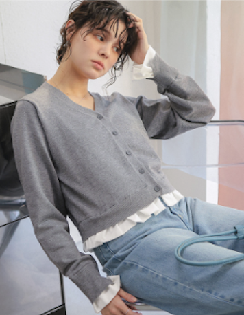 フリルシャツドッキングニッ…