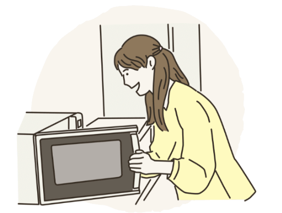 チンするだけ